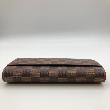  LOUIS VUITTON ルイヴィトン ダミエ ポルトフォイユ サラ 財布 長財布 N63209 ブラウン