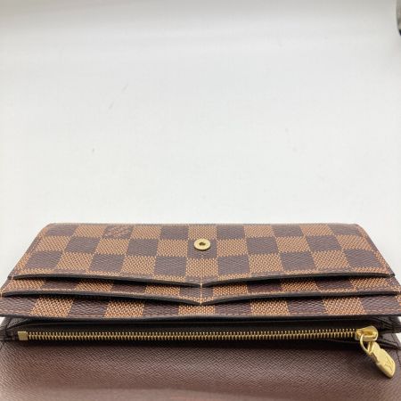  LOUIS VUITTON ルイヴィトン ダミエ ポルトフォイユ サラ 財布 長財布 N63209 ブラウン