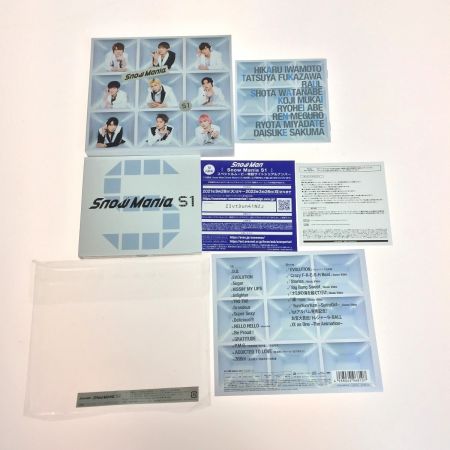   SnowMan SnowMania S1 　初回盤B　(CD+Blu-ray)　中古品