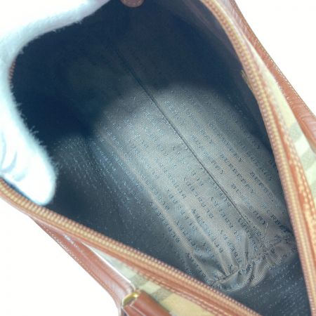  BURBERRY バーバリー ボストンバッグ バッグ レディース ノバチェック柄 ベージュ
