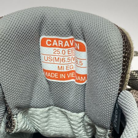  CARAVAN キャラバン トレッキングシューズ 25cm C1-02S ブラウン
