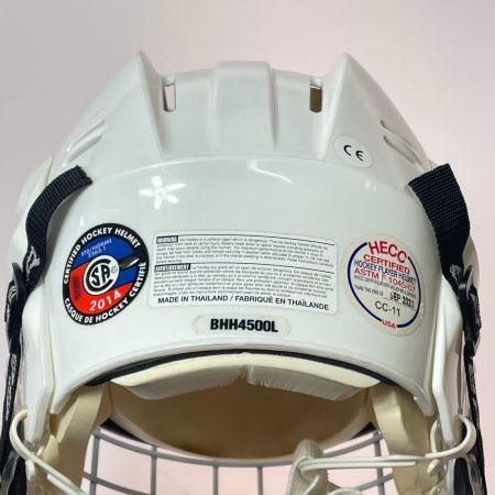 Bauer バウアー アイスホッケーヘルメット BHH4500 サイズL ホワイト