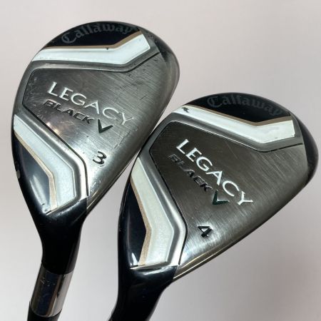  Callaway キャロウェイ レガシーブラック 3UT 4UT ユーティリティ 2本セット SPEED METALIX 75HB S