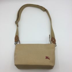 ◎◎ BURBERRY BLUE LABEL バーバリーブルーレーベル ショルダーバッグ　 ベージュ Bランク