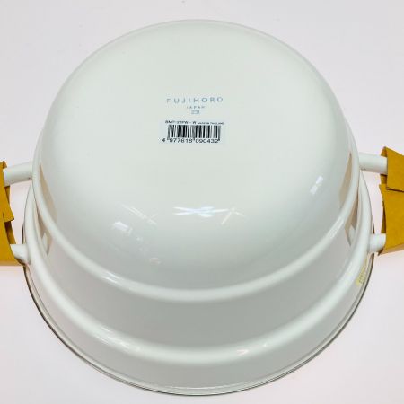  FUJIHORO フジホーロー ホーロー鍋 27cm ホワイト ビームスプラスシリーズ BMP-27FW・W