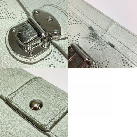  LOUIS VUITTON ルイヴィトン マヒナ ポルトフォイユ・イリス M58134 使用感・ダメージ多 M58134 ホワイト
