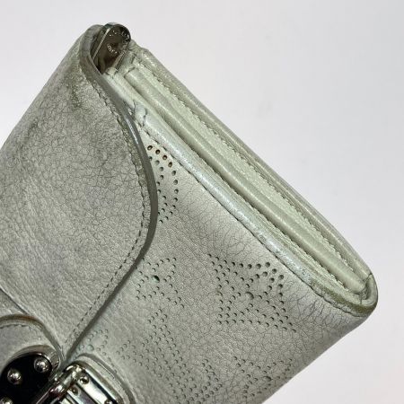  LOUIS VUITTON ルイヴィトン マヒナ ポルトフォイユ・イリス M58134 使用感・ダメージ多 M58134 ホワイト