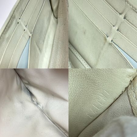  LOUIS VUITTON ルイヴィトン マヒナ ポルトフォイユ・イリス M58134 使用感・ダメージ多 M58134 ホワイト