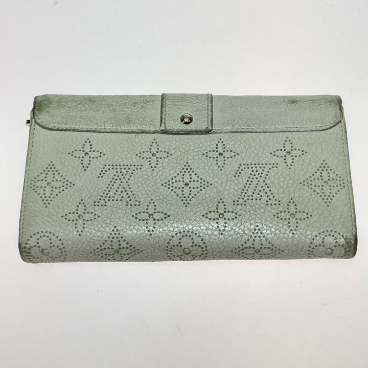 LOUIS VUITTON ルイヴィトン マヒナ ポルトフォイユ・イリス M58134 使用感・ダメージ多 M58134  ホワイト｜中古｜なんでもリサイクルビッグバン