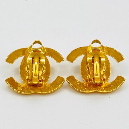  CHANEL シャネル ココマーク 96A イヤリング ターンロック ゴールド 箱付