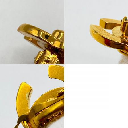  CHANEL シャネル ココマーク 96A イヤリング ターンロック ゴールド 箱付