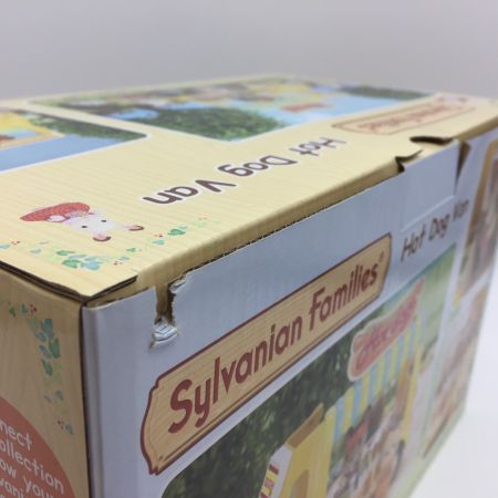   シルバニアファミリー 海外版 HOT DOG VAN ホットドックカー 未開封品　外箱ダメージあり