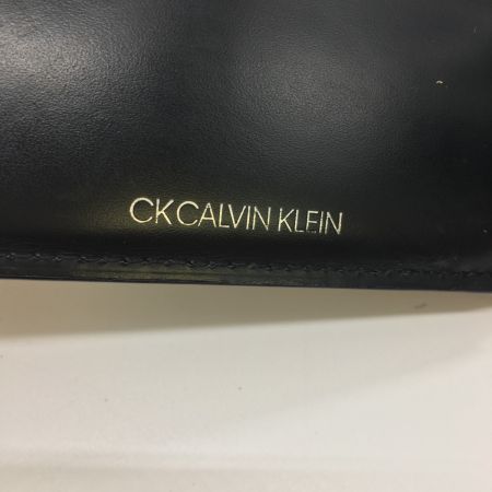 Calvin Klein カルバンクライン CK 2つ折り財布　レジンII メンズ  牛革 本革 レザー ブラック