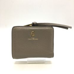 ◎◎ MARC JACOBS マークジェイコブス  2つ折り財布  グレー Bランク