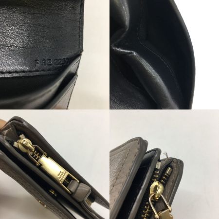  MARC JACOBS マークジェイコブス  2つ折り財布  グレー