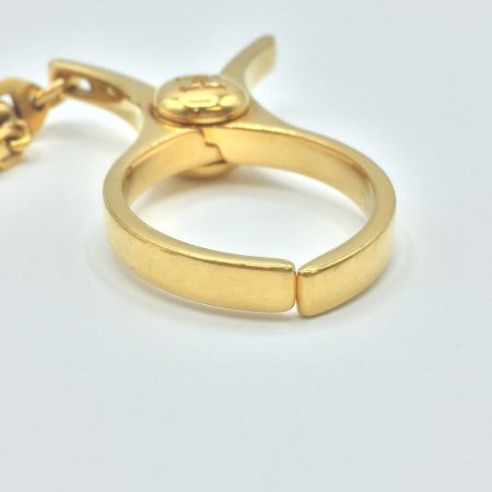  HERMES エルメス グローブホルダー  ゴールド　中古品