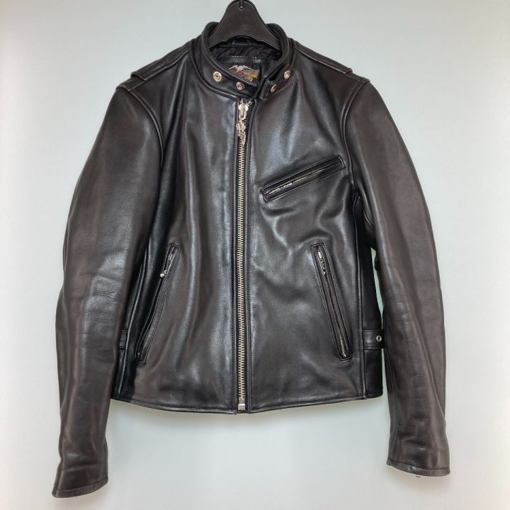 HARLEY-DAVIDSON ハーレーダビッドソン シングル ライダースジャケット M 牛革 3099182｜中古｜なんでもリサイクルビッグバン