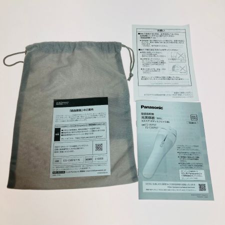  Panasonic パナソニック 光美容器 光エステ 脱毛器 ボディ＆フェイス用 ES-CWP97 ゴールド