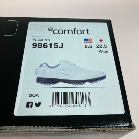  フットジョイ ecomfort BOA イーコンフォート ボア 22.5cm ゴルフシューズ レディース 98615J