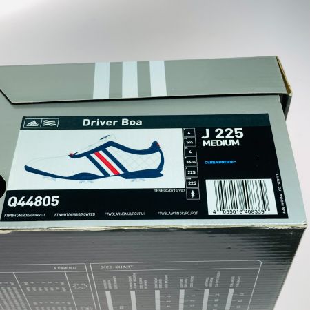  adidas アディダス レディース ゴルフシューズ ダイヤル式スパイク 22.5cm Q44805 ホワイト