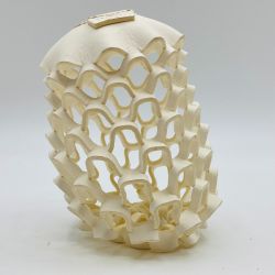 ◎◎ Habit Leather キヌガサシェード ホワイト 型崩れ有 Cランク