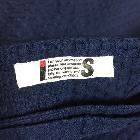 i.s issey miyake 長袖ワンピース  サイズ9 RM21024 ネイビー 色褪せあり