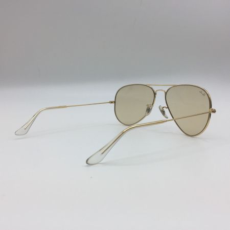  RAY-BAN レイバン サングラス　ゴールド　RB3025 アビエーター  RB3025 ケース付き　中古品