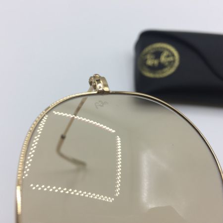  RAY-BAN レイバン サングラス　ゴールド　RB3025 アビエーター  RB3025 ケース付き　中古品