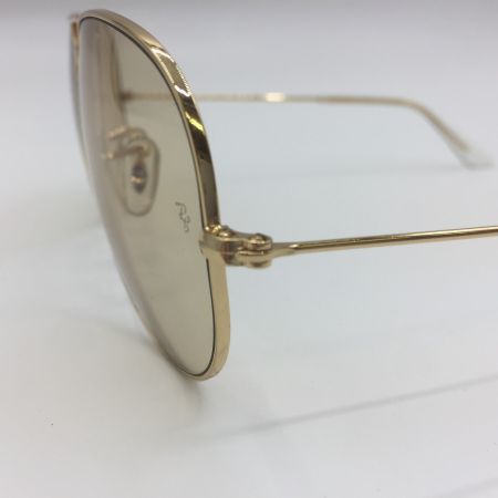  RAY-BAN レイバン サングラス　ゴールド　RB3025 アビエーター  RB3025 ケース付き　中古品