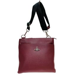 ◎◎ Vivienne Westwood ヴィヴィアン・ウエストウッド ショルダーバッグ ボルドー サフィアーノ  43040042 ボルドー Aランク
