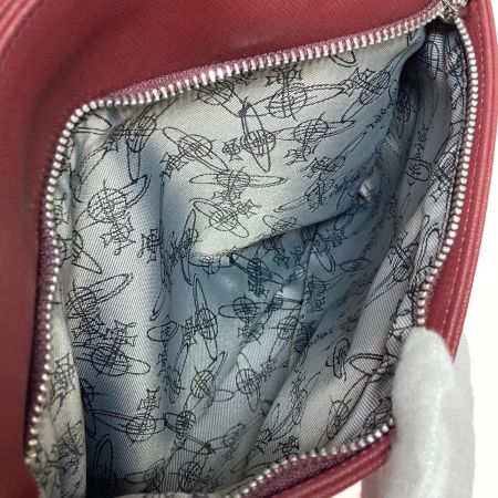  Vivienne Westwood ヴィヴィアン・ウエストウッド ショルダーバッグ ボルドー サフィアーノ  43040042 ボルドー