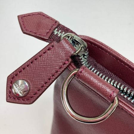  Vivienne Westwood ヴィヴィアン・ウエストウッド ショルダーバッグ ボルドー サフィアーノ  43040042 ボルドー
