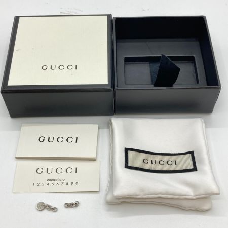  GUCCI グッチ カットアウトG ネックレス ペンダント シルバー925 50cm ユニセックス 箱・布袋付