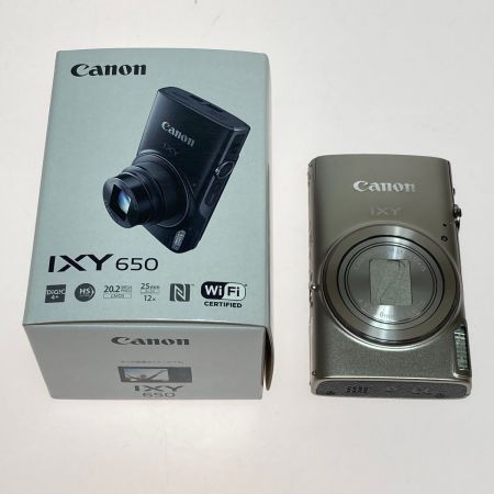  CANON キャノン IXY650 コンパクトデジタルカメラ シルバー