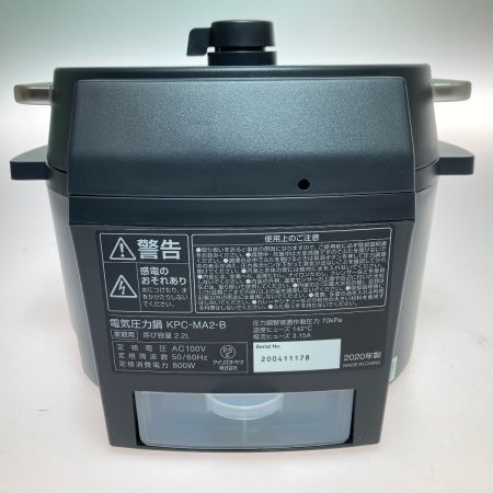  IRISOHYAMA アイリスオーヤマ 電気圧力鍋 2.2L KPC-MA2-B