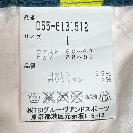  PEARLY GATES パーリーゲイツ ジョガーパンツ ストレッチパンツ イナズマ柄 ゴルフウェア サイズ1 055-6131512 グレー