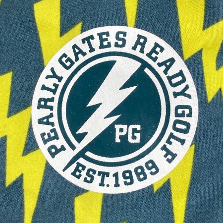  PEARLY GATES パーリーゲイツ ジョガーパンツ ストレッチパンツ イナズマ柄 ゴルフウェア サイズ1 055-6131512 グレー