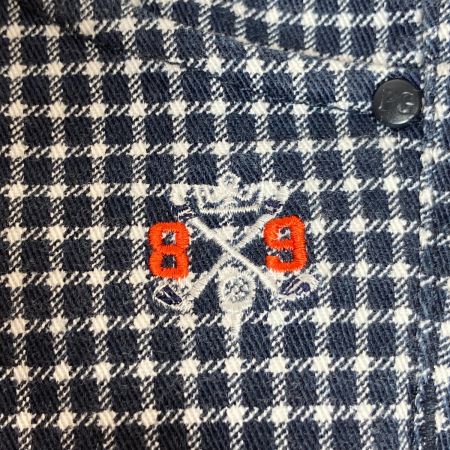  PEARLY GATES パーリーゲイツ ゴルフウェア ストレッチパンツ チェック柄 レディース サイズ1 055-8231804 ネイビー