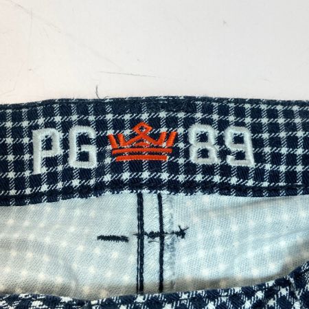  PEARLY GATES パーリーゲイツ ゴルフウェア ストレッチパンツ チェック柄 レディース サイズ1 055-8231804 ネイビー
