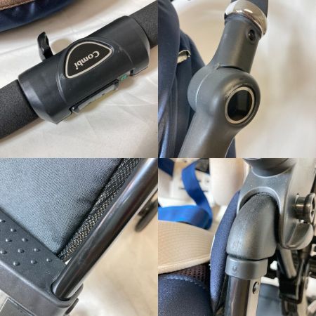 Combi コンビ ベビーカー スゴカル４キャス compact ヘッドサポート・頭部用エッグショックパッド欠品 ネイビー