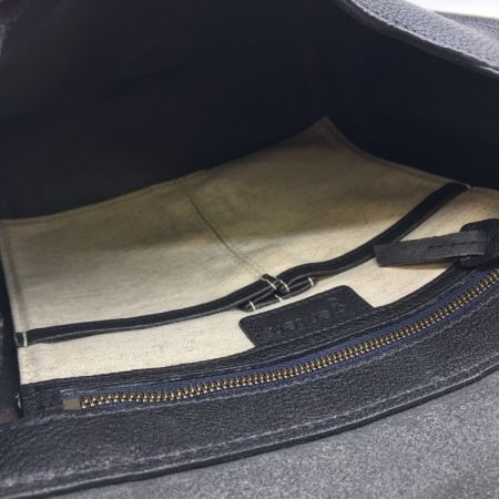  GENTEN ゲンテン かぶせショルダーバッグ　レザー ブラック