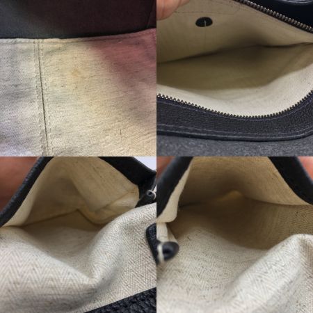  GENTEN ゲンテン かぶせショルダーバッグ　レザー ブラック