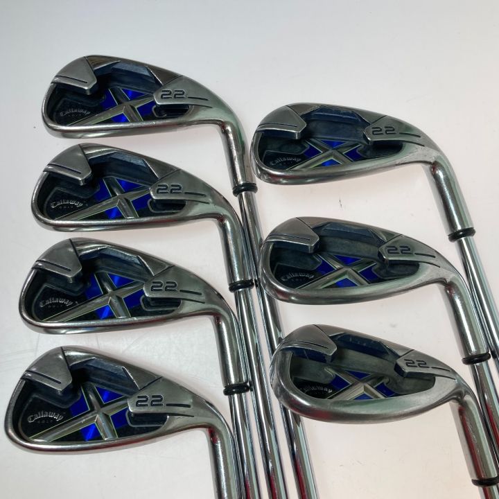 中古】 Callaway キャロウェイ X22 5-9.P.S 7本 アイアンセット N.S. ...