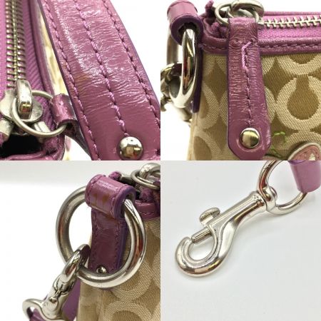  COACH コーチ オプアート フラワーアップリケ  42486