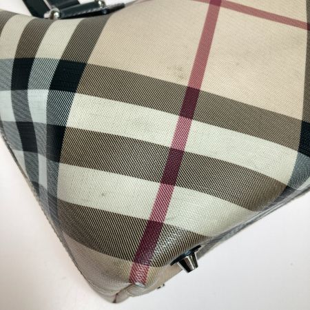  BURBERRY バーバリー ノバチェック柄 トートバッグ ベージュ