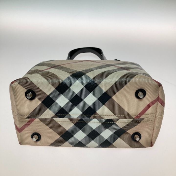 BURBERRY バーバリー ノバチェック柄 トートバッグ ベージュ｜中古｜なんでもリサイクルビッグバン