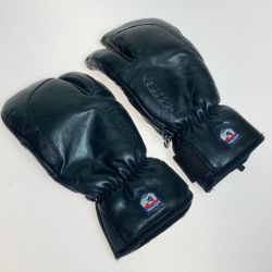 ◎◎ HESTRA へストラ 3-FINGER スリーフィンガー フルレザー スキーグローブ メンズ サイズ8 ブラック Bランク