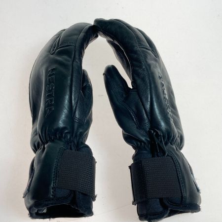  HESTRA へストラ 3-FINGER スリーフィンガー フルレザー スキーグローブ メンズ サイズ8 ブラック