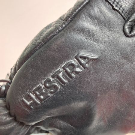  HESTRA へストラ 3-FINGER スリーフィンガー フルレザー スキーグローブ メンズ サイズ8 ブラック