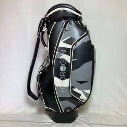 ◎◎ HYDROGEN ハイドロゲン キャディバッグ 9型 4.2kg 7分割 カモ柄 ブラック Aランク